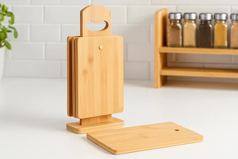 Cookinglife Schneidebrett-Set - Bambus - 5-teilig