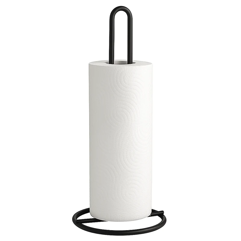 Cookinglife Küchenrollenhalter Schwarz 32 cm