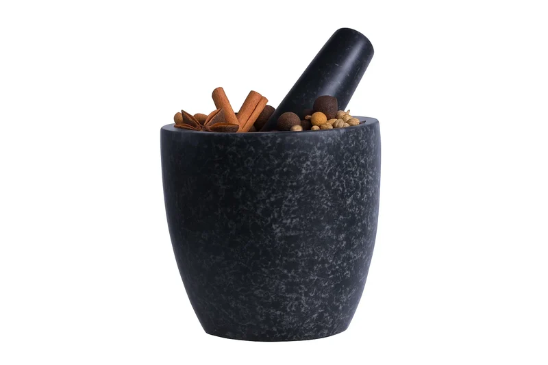 Cookinglife Mörser Granit Schwarz ø 13 cm