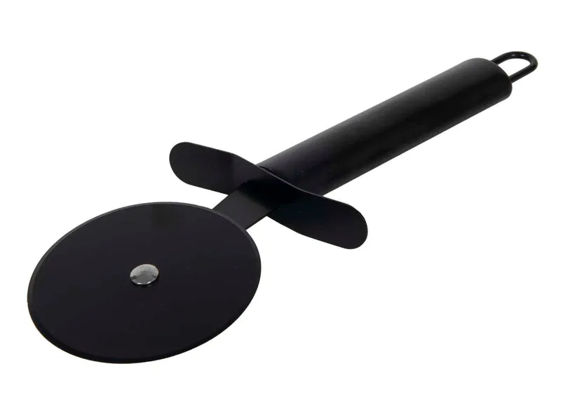 Cookinglife Pizzaschneider Schwarz 22 cm