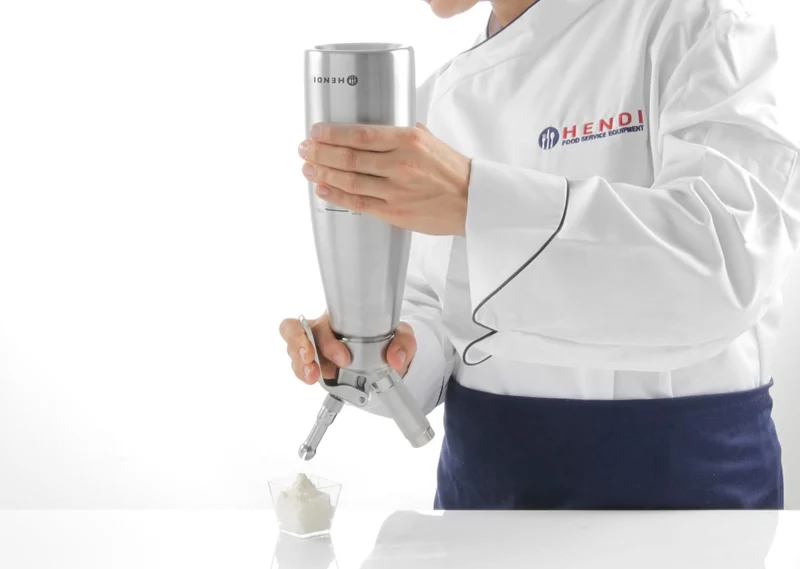 Hendi Sahnespender RVS 500 ml + Sahnepatronen 10 Stück