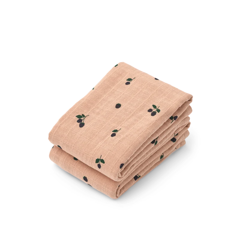 Mulltücher "Mini Berry/Pale Tuscany" 2er Pack