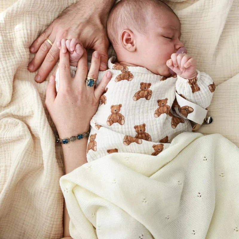 Babydecke Merino - 75 x 100 cm