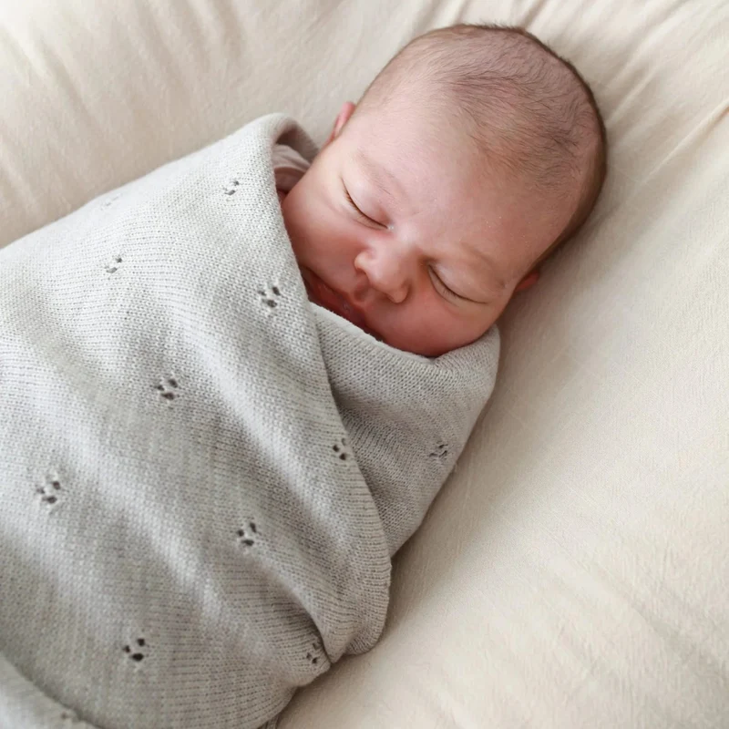 Babydecke Merino - 75 x 100 cm