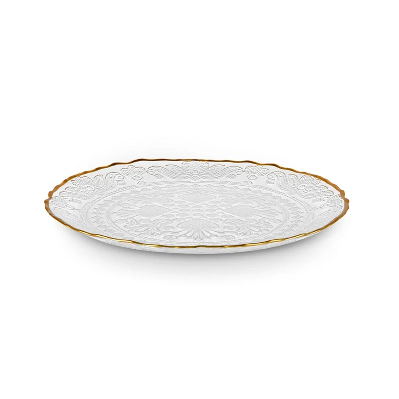 Karaca Dalia Gold Dessert-Set für 6 Personen, 7 teilig
