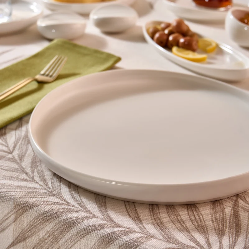 Karaca Bone China Olla 28-teiliges Servierset für 6 Personen, Weiß