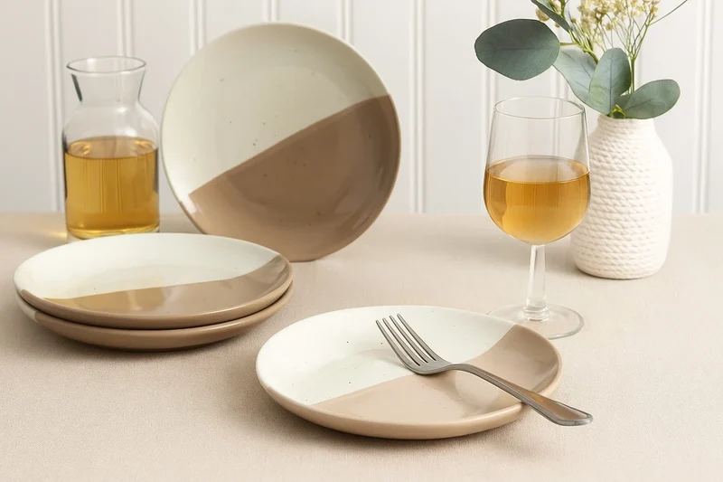 Cookinglife Frühstücksteller / Dessertteller Lehm ø 18,5 cm - 6 Stück