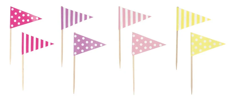 Jabadabado Kindergeburtstag Partyset für Mädchen / Rosa Violett