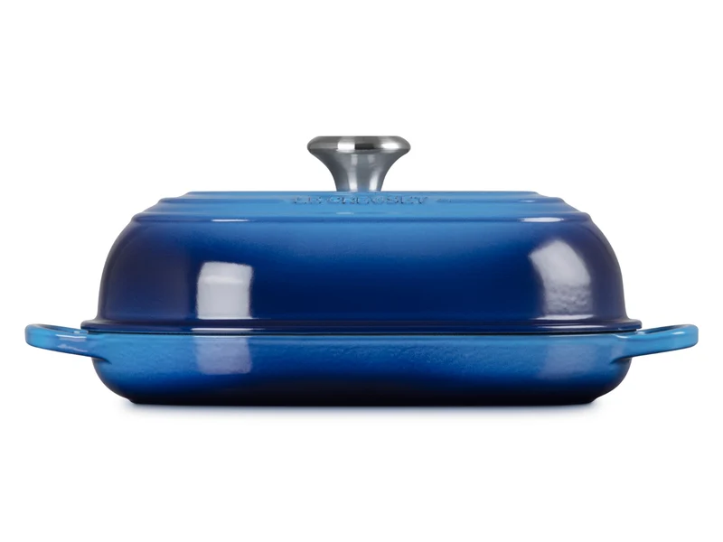 Le Creuset Brot Bräter Signature oval azure 29cm