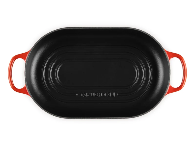 Le Creuset Brot Bräter Signature oval kirschrot 29cm