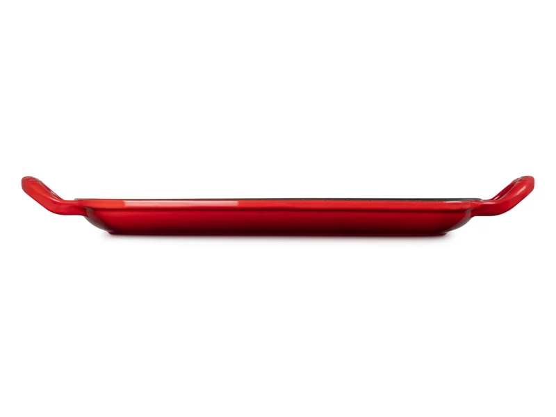 Le Creuset Grillplatte Signature rechteckig kirschrot 30cm