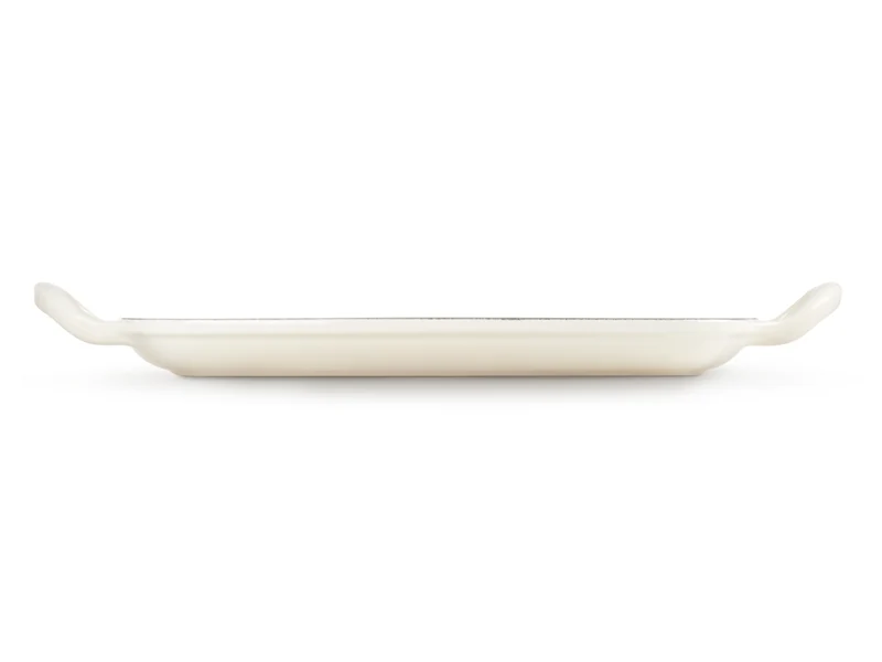 Le Creuset Grillplatte Signature rechteckig meringue 30cm
