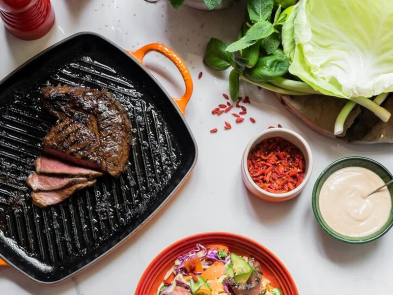Le Creuset Grillplatte Signature rechteckig ofenrot 30cm