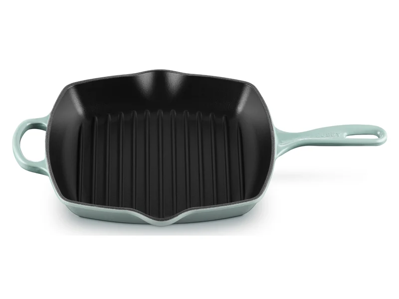 Le Creuset Grillpfanne Signature quadratisch sea salt 26cm