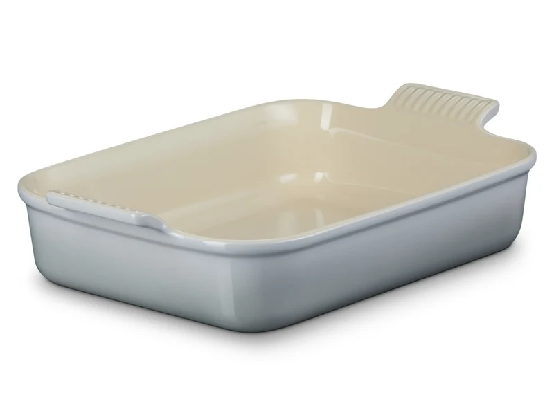 Le Creuset Auflaufform Tradition rechteckig perlgrau 32cm