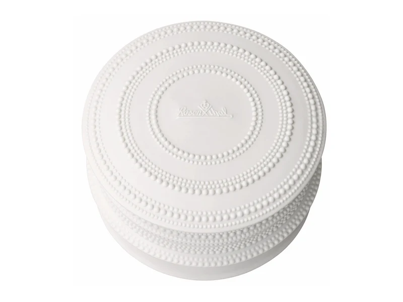 Rosenthal Pisara Dose groß weiß 14cm