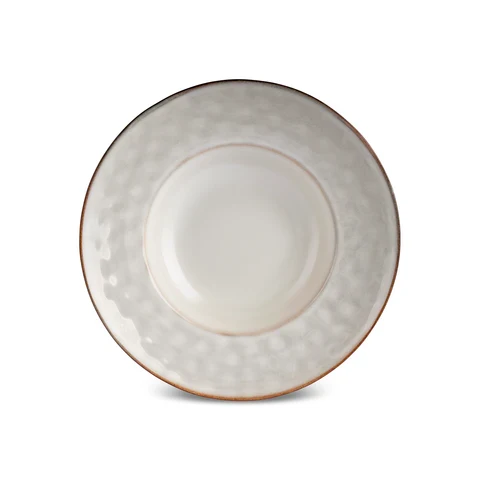 Karaca Aria Reactive Glaze Pastaschale, 26 cm, Beige