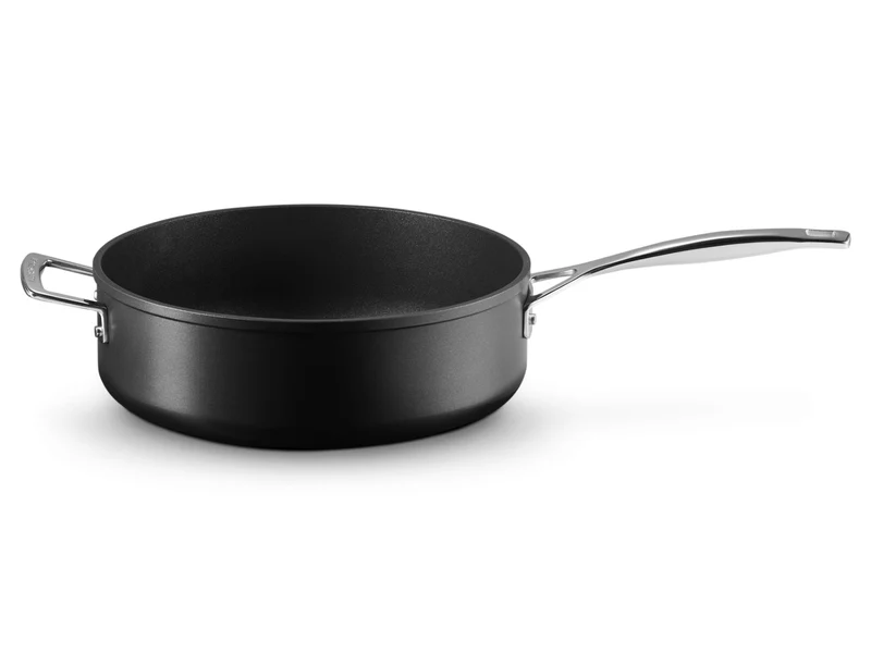 Le Creuset Aluminium-Antihaft Sautépfanne rund schwarz 28cm