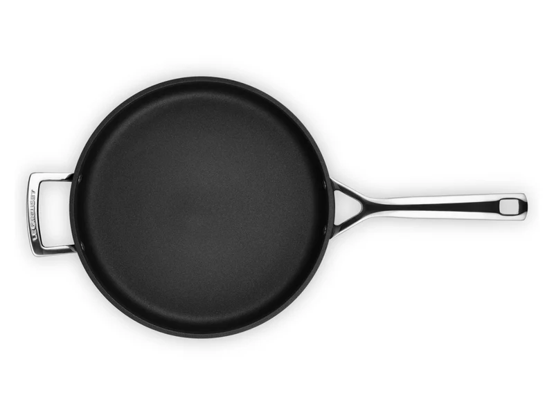 Le Creuset Aluminium-Antihaft Sautépfanne rund schwarz 28cm