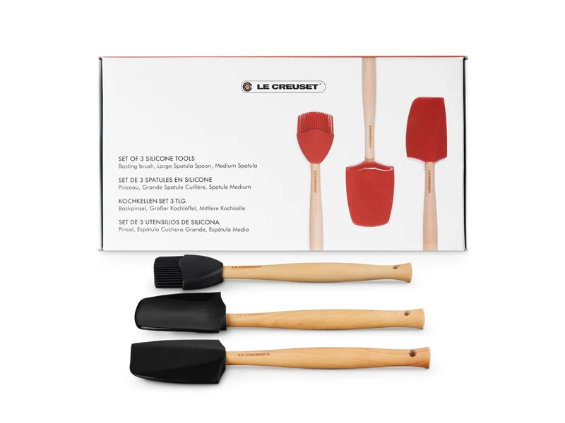Le Creuset Craft Kochkelle schwarz Set 3tlg