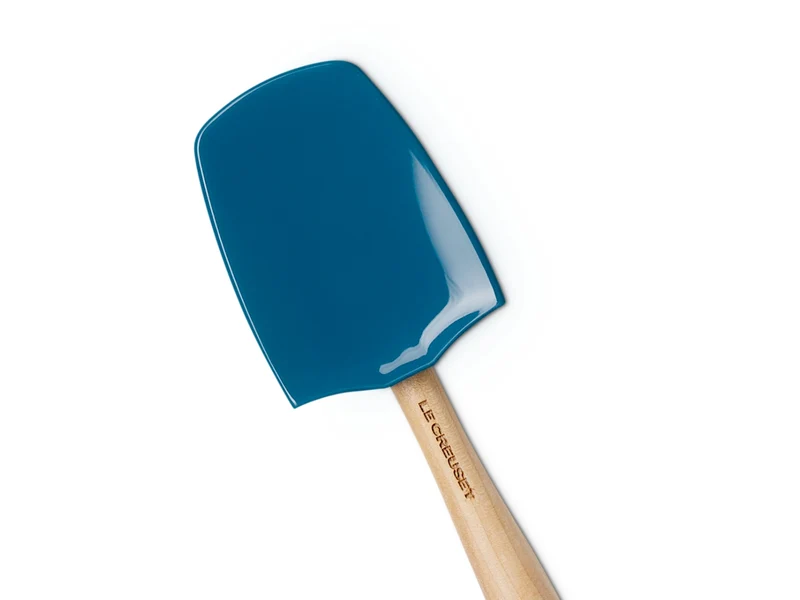 Le Creuset Craft großer Kochlöffel deep teal 28cm