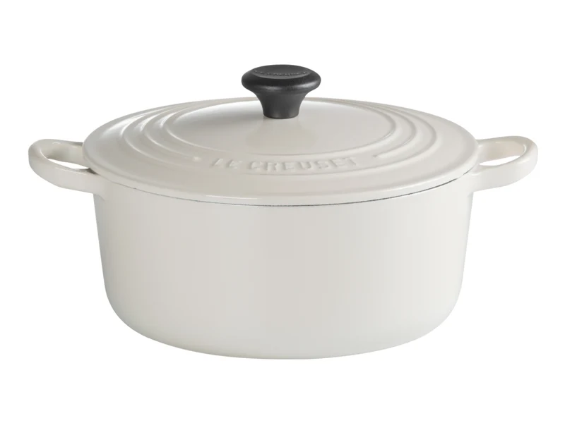 Le Creuset Bräter Tradition rund mit Phenolknopf creme 26cm