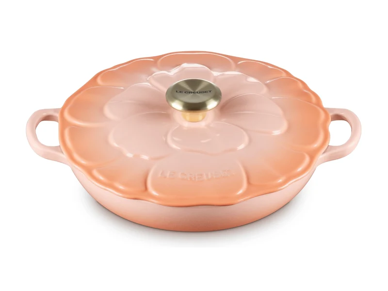 Le Creuset Signature Gourmet-Profitopf Blume pêche 26cm