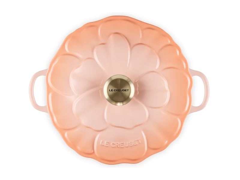 Le Creuset Signature Gourmet-Profitopf Blume pêche 26cm