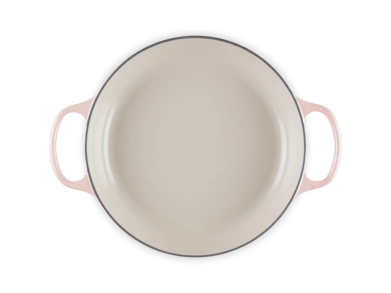 Le Creuset Gourmet-Profitopf Signature rund mit Goldknopf pêche 26cm