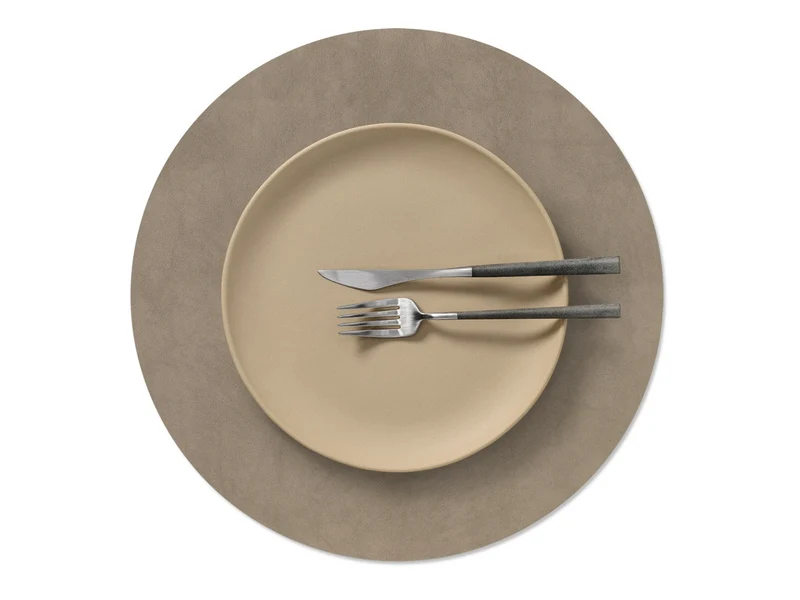 LIND DNA Nupo Tischset Circle L nomad grey 38cm