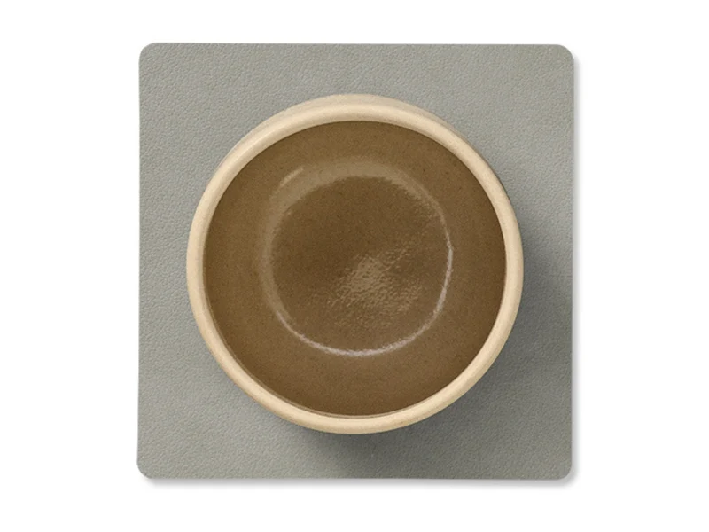 LIND DNA Nupo Untersetzer Square light grey 10x10cm