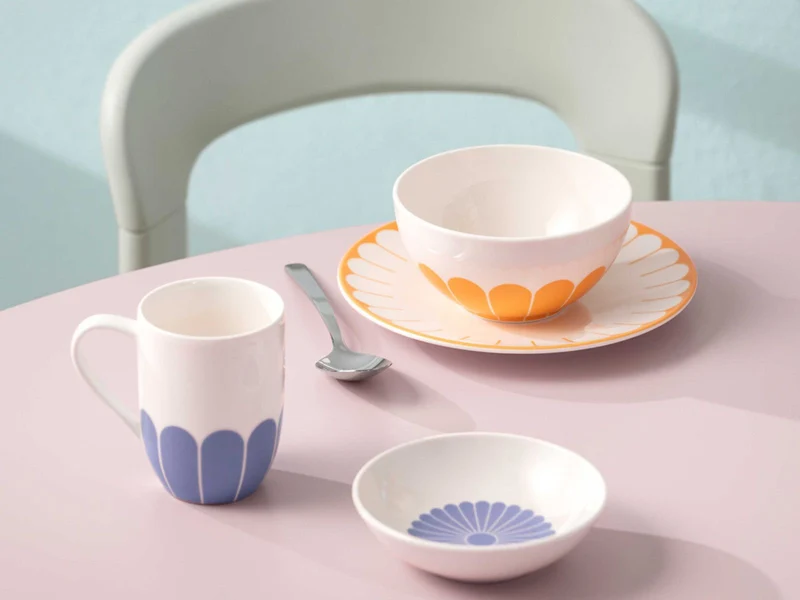 Villeroy & Boch Fleur soleil Müslischale 14cm Set4
