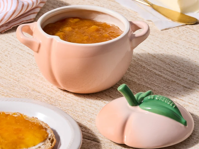 Le Creuset Mini-Cocotte Pfirsich rund pêche