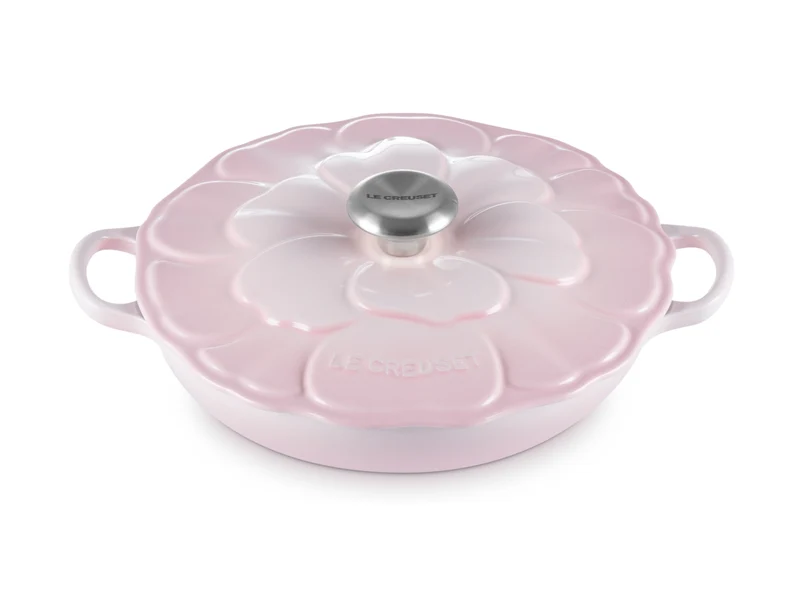 Le Creuset Signature Gourmet-Profitopf Blume shell pink 26cm