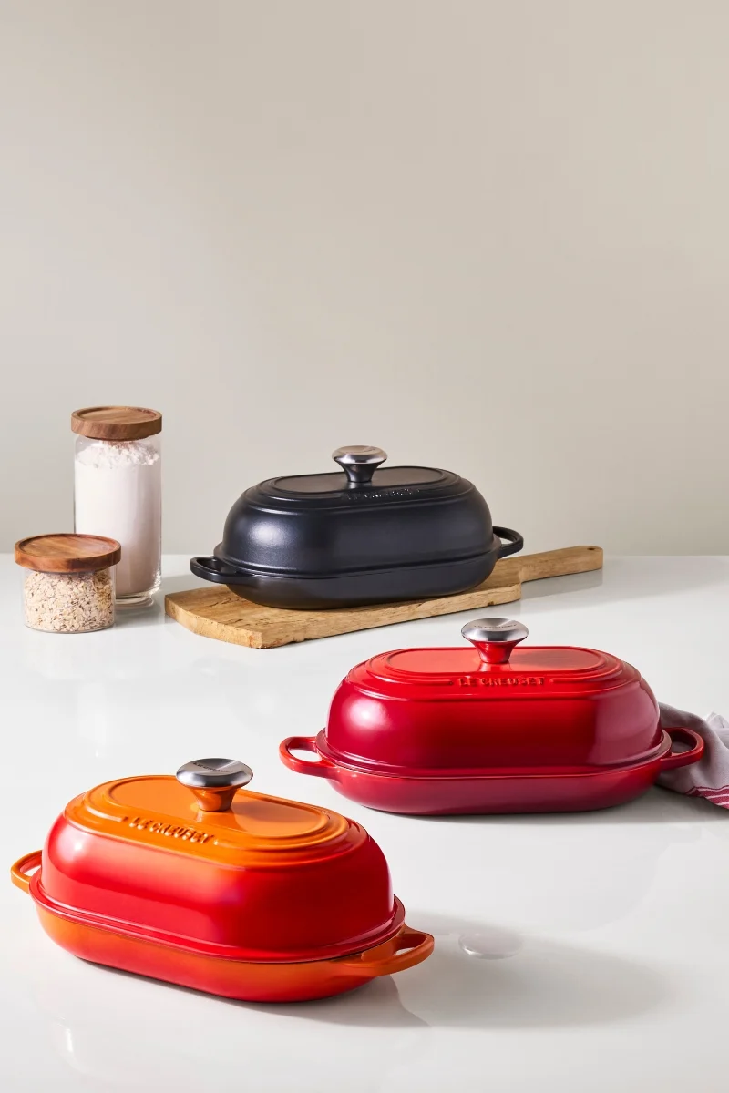 Le Creuset Brot Bräter Signature oval meringue 29cm