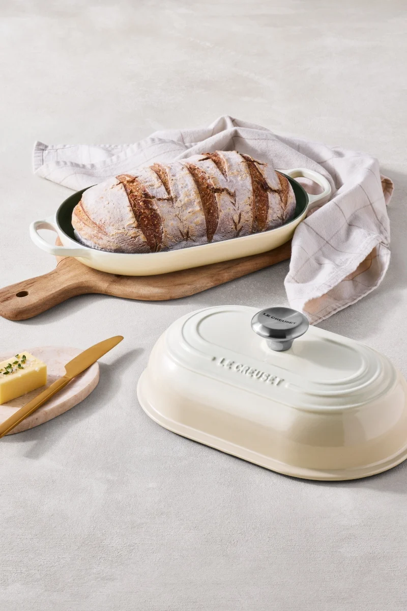 Le Creuset Brot Bräter Signature oval meringue 29cm