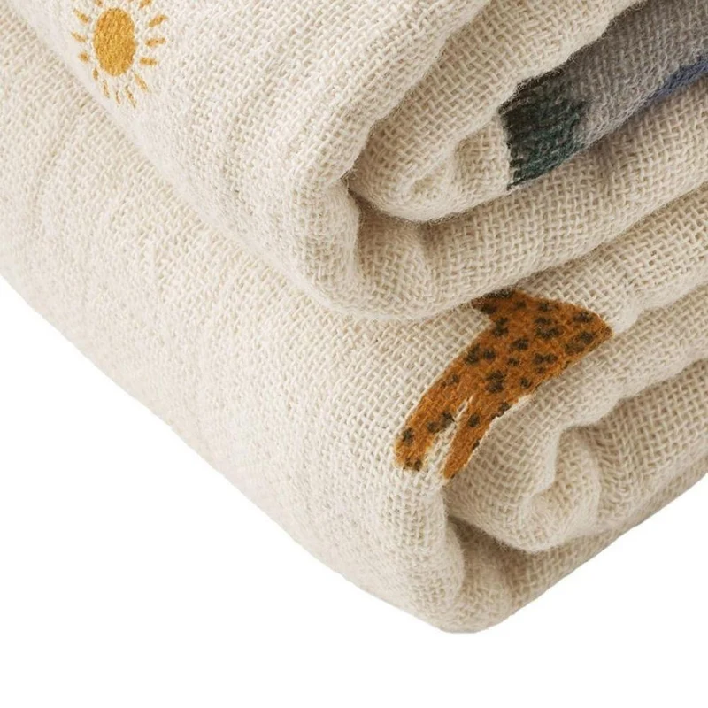 Mulltücher "Safari sandy/mix" 2er Pack