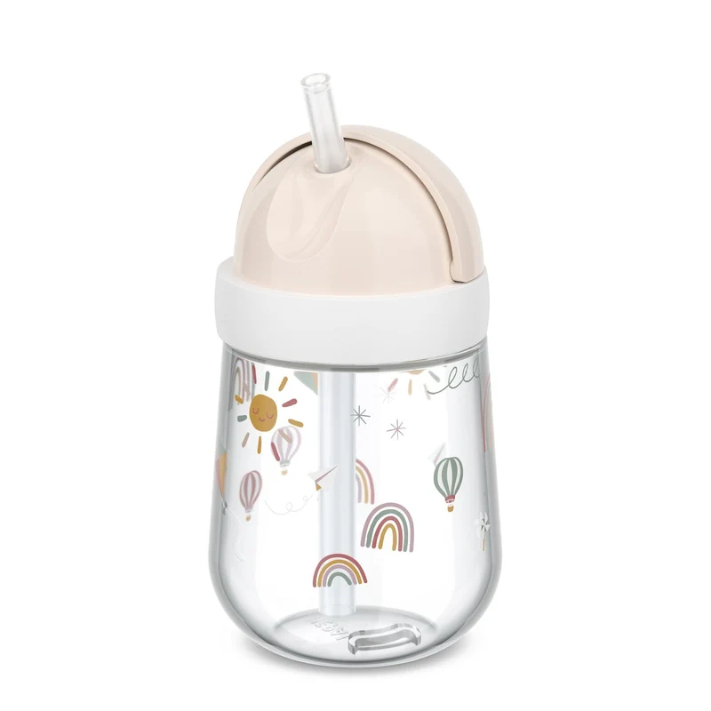 Strohhalmbecher Mepal Mio 300 ml - Sunshine & Rainbow
