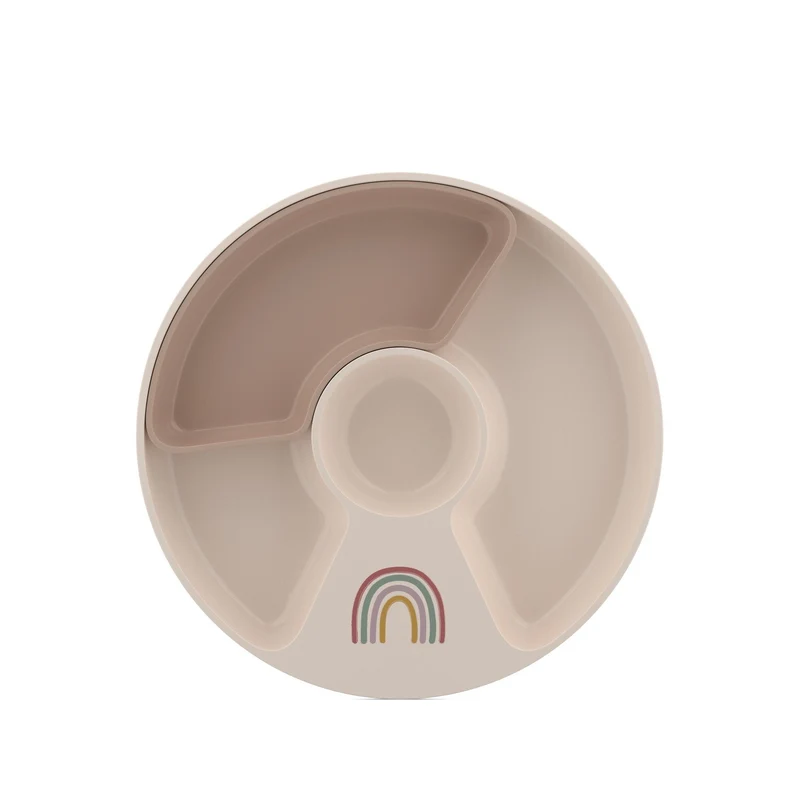 Kinderteller mit Unterteilung Mepal Mio - Sunshine & Rainbow