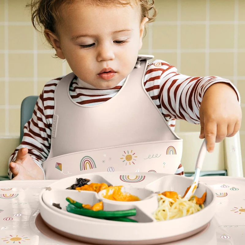 Kinderteller mit Unterteilung Mepal Mio - Sunshine & Rainbow
