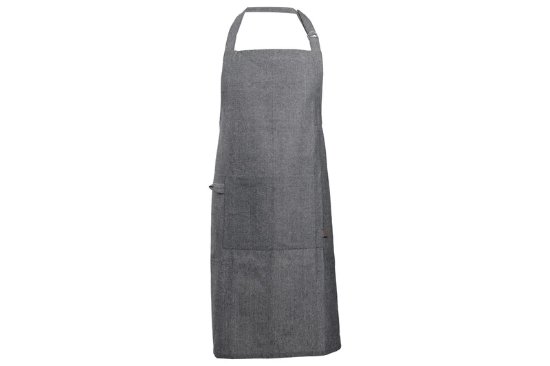 Cosy & Trendy Küchenschürze Stoff Schwarz Chambray
