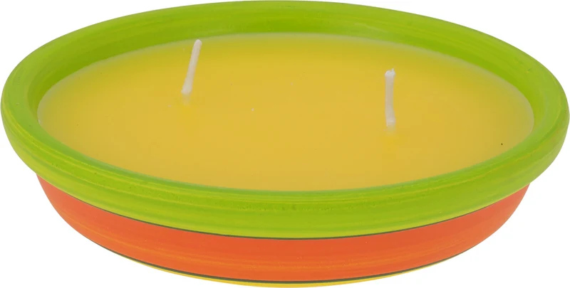 KAARS CITRONELLA IN SCHAAL 2 ASSORTIE D15 H4CM