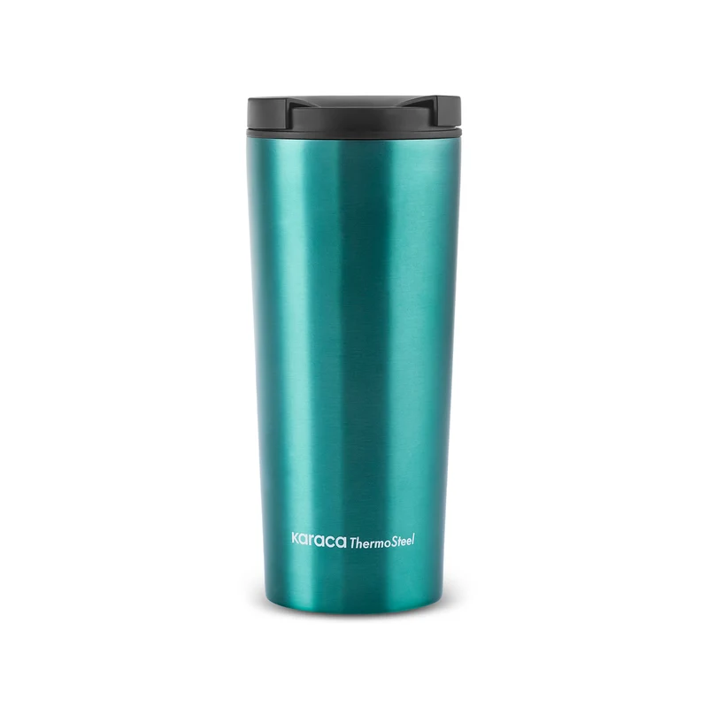 Karaca Sheeny Edelstahl Auslaufsicherer Thermobecher 450 ml Grün