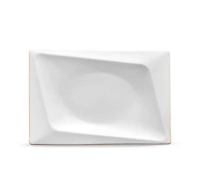 Jumbo Fold Gold 58-teiliges eckiges Tafelservice für 12 Personen