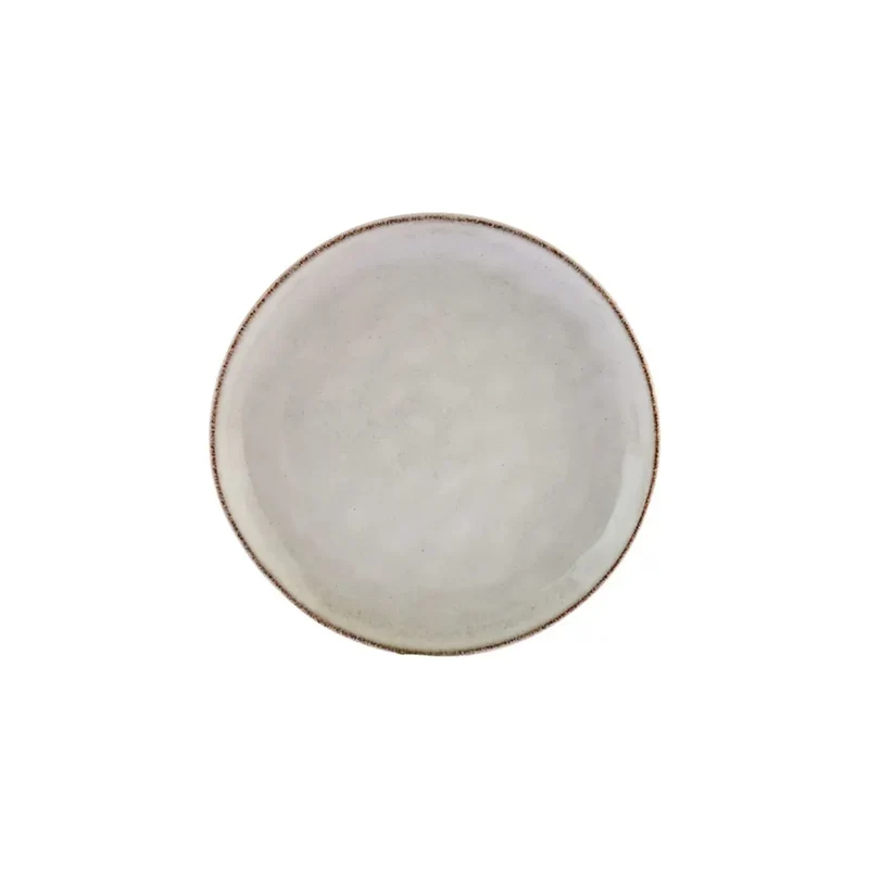 Karaca Aria Reactive Glaze Kuchenteller, 20 cm, Beige