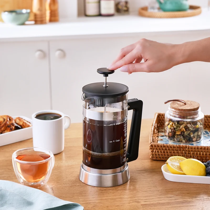 Karaca Cavira Borosilikat Glas French Press, 1000 Ml