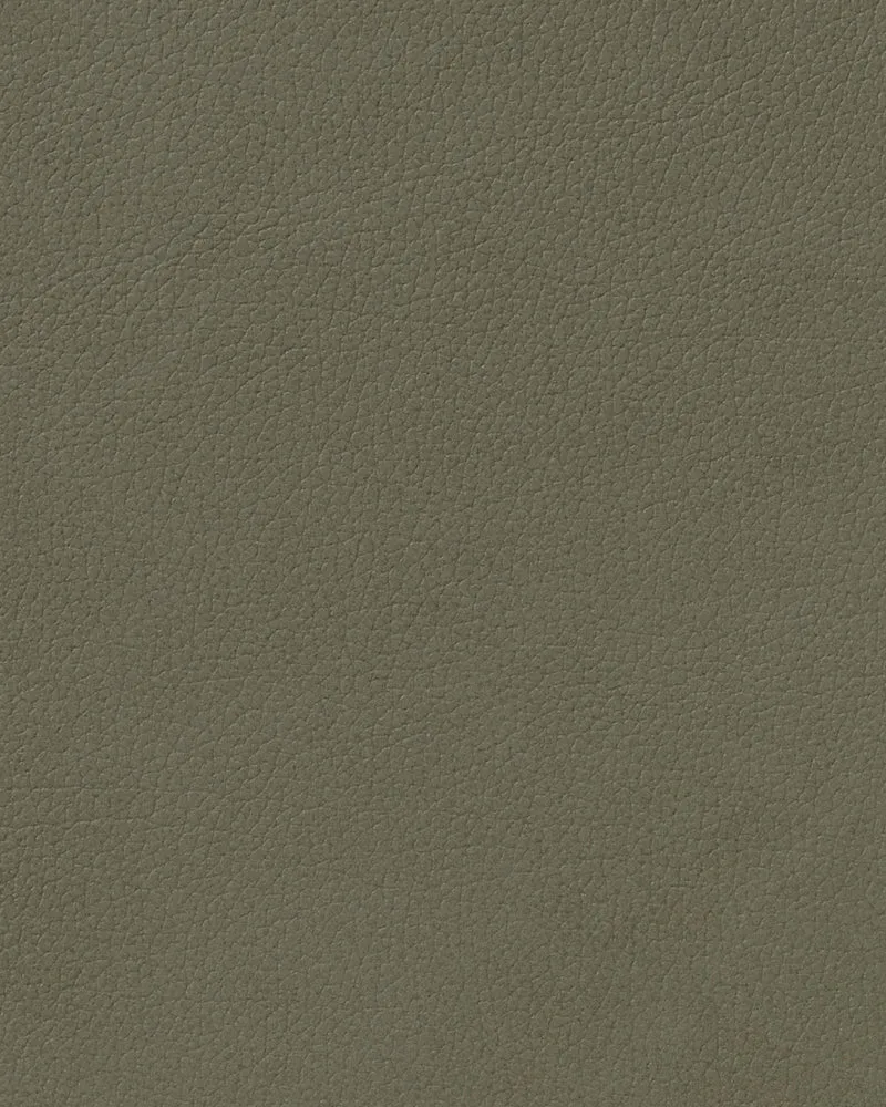 LIND DNA Tischsets Nupo - Leder - Armeegrün / Natur - Curved - doppelseitig - 44 x 37 cm - 2 Stück