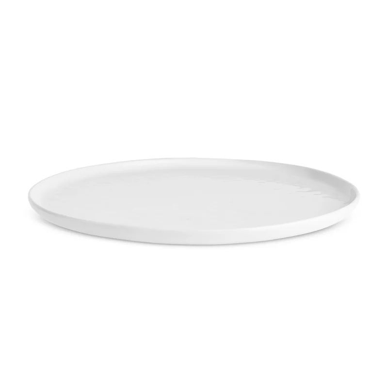 Karaca Epsilon Speiseteller aus Porzellan, 28 cm, Weiß