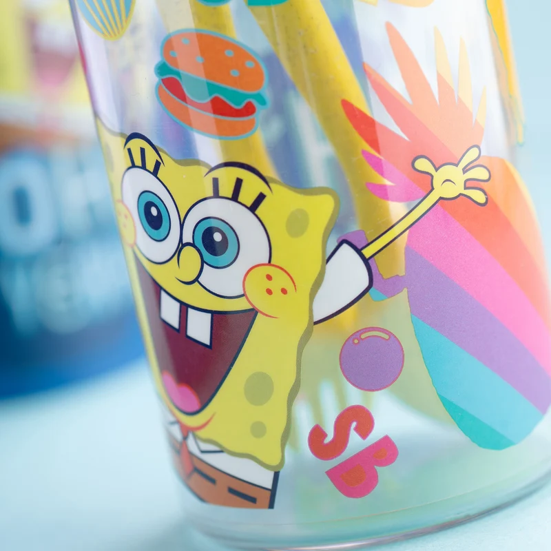 Snackpot / Trinkflasche + Besteck BUDDY SNACK 0,5 SPONGEBOB SQUAREPANTS