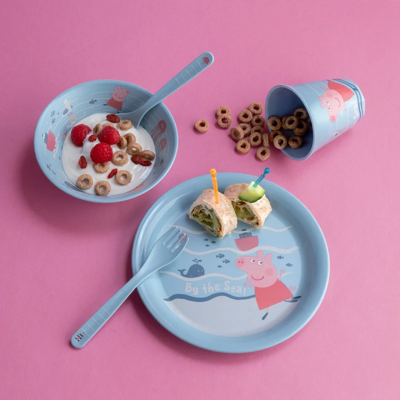 Kindergeschirr-Set PEPPA PIG WAVES AT HOME